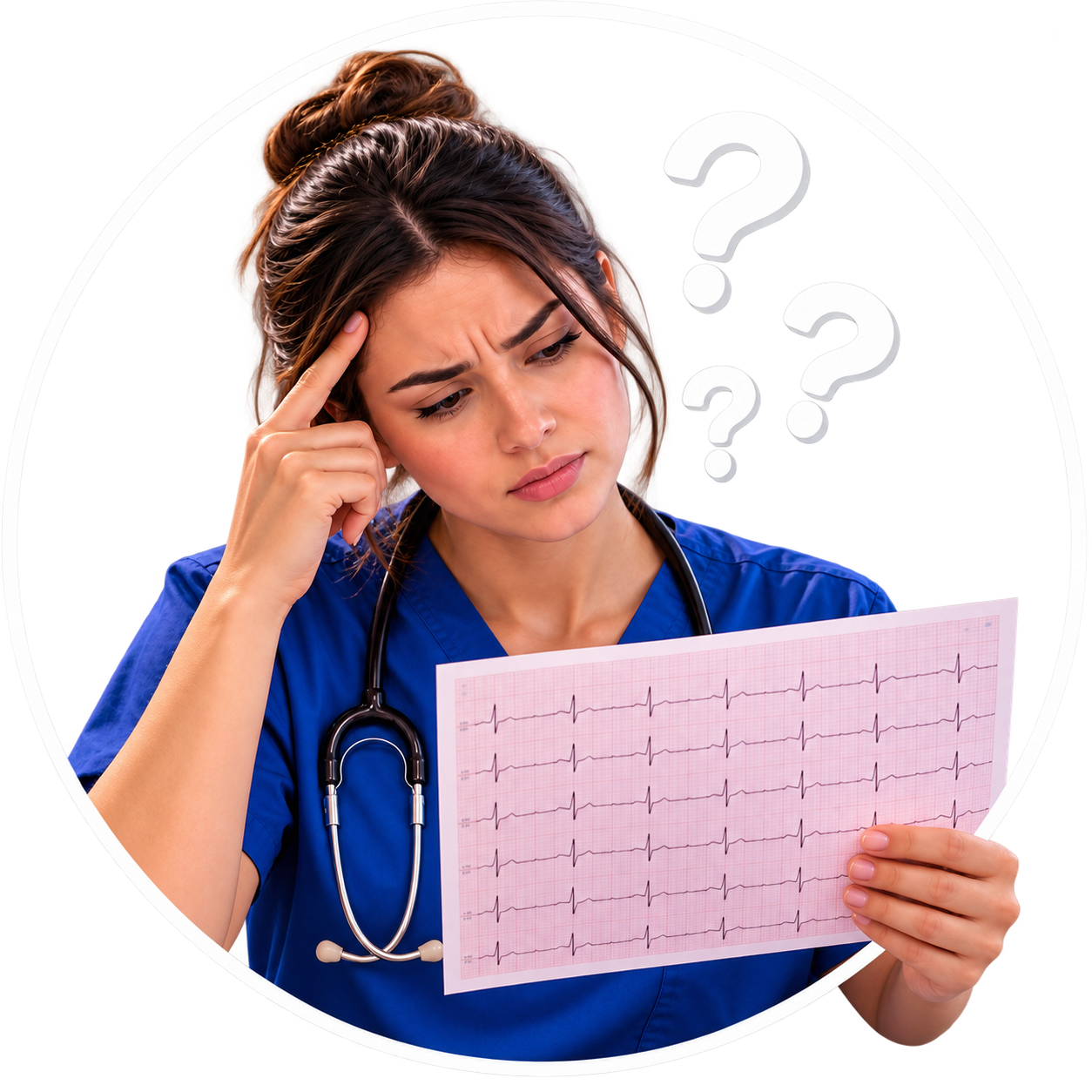 Perfecto para quienes tienen dificultad para interpretar el ECG
